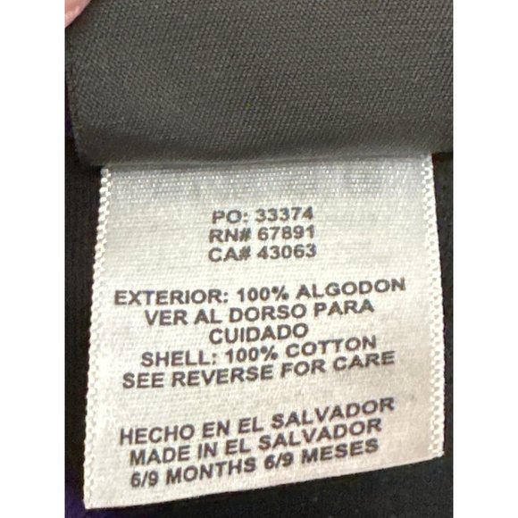 NFL Team Apparel for Kids 100% Cotton Black Baltimore Ravens Onsie For Infants S - Picture 4 of 5